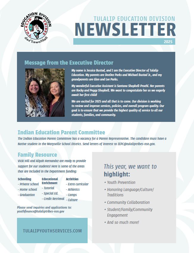 Tulalip Tribes - Youth Services Newsletter February 2025