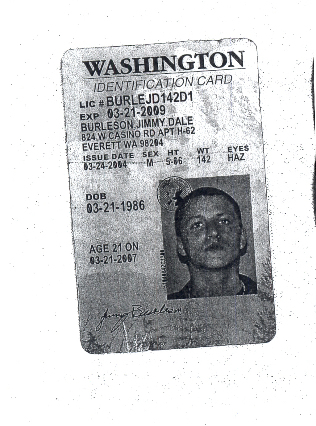 Photo of Jimmy Dale Burleson