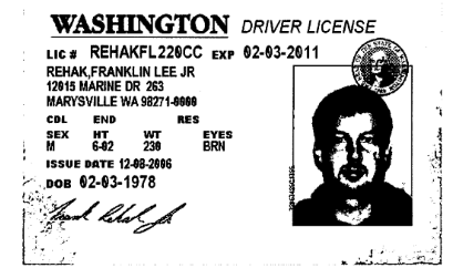 Photo of Franklin Lee Rehak Jr.